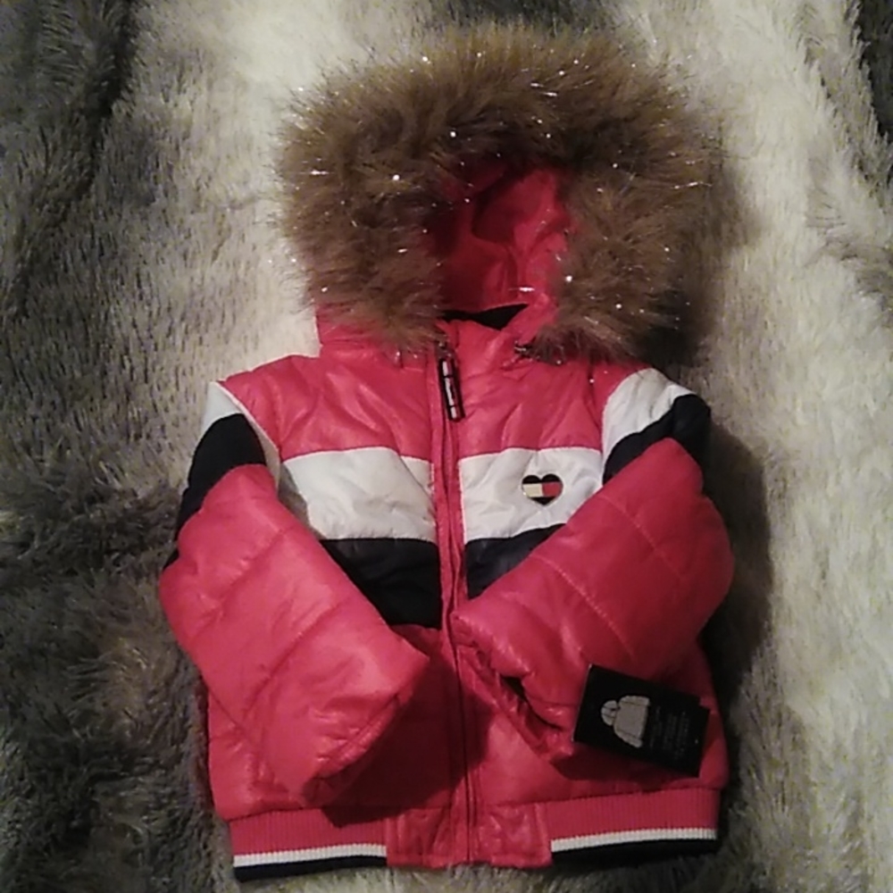 Baby Girl Tommy Hilfiger Puffer Coat